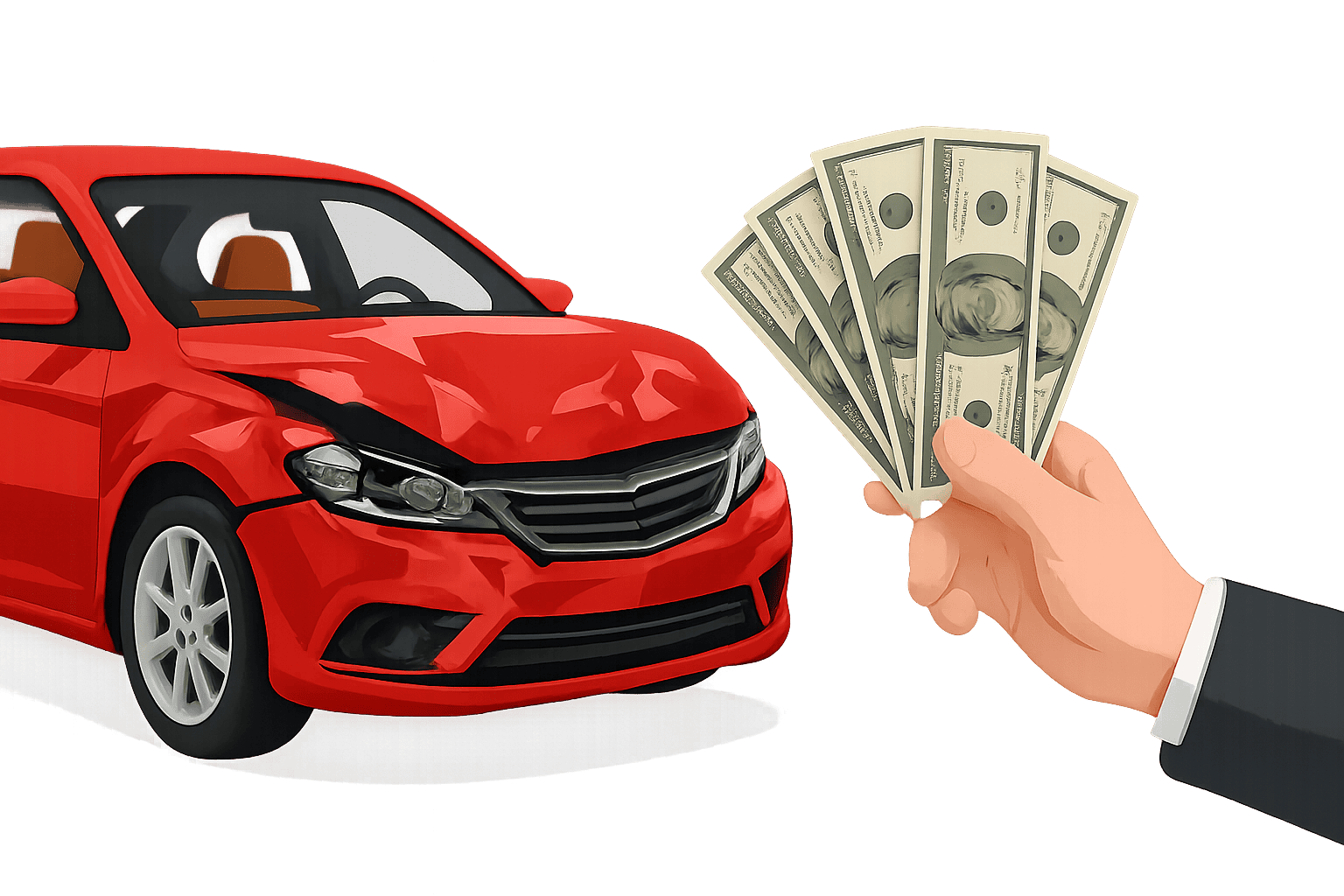 Как продать битый автомобиль